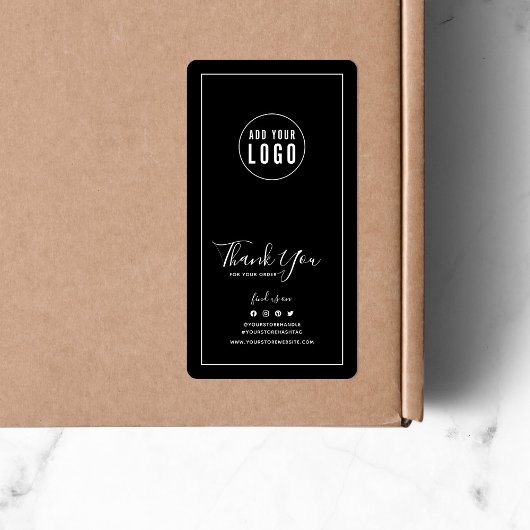 Ajouter Logo Merci Colour Personnalisé Sticker D'E