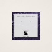 Ajouter Logo Parties scintillant violet Marbre Ele (Devant)