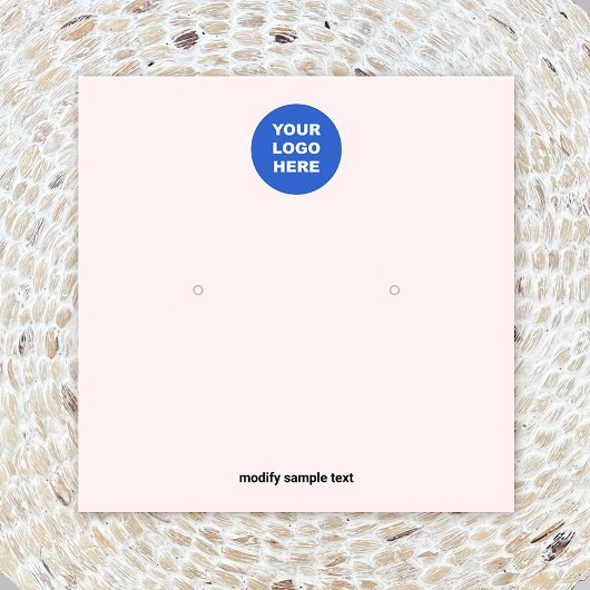 Ajouter Logo Rose Stud Écouteur Carte d'affichage