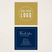 Ajouter Logo Social Custom Color Merci Insertion (Devant & derrière)