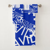 Ajouter n'importe quel nom, nom collage En bleu & (En situation)