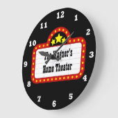 Ajouter nom home théâtre décor horloge (Angle)