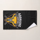 AJOUTER NOM Hunter Elk Crâne Gros Antlers Chasse a (Serviette à main)