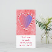 Ajouter Photo cartes de remerciements, coeur de bo (Debout devant)