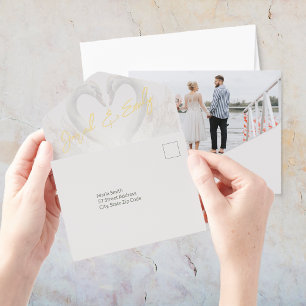 Ajouter Photo Foil Mariage All in One Invitation