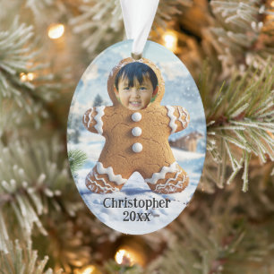 Ajouter Photo Gingerbread Homme Cookie Photo Frame