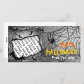 Ajouter photo Halloween Carte photo chauves-souris (Devant / Derrière)