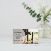 Ajouter Photo Horse équestre QR Code Cartes de vis (Debout devant)