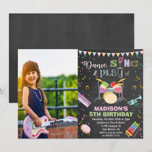 AJOUTER PHOTO - Invitation de Fête d'Anniversaire 