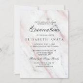 AJOUTER PHOTO - Invitation Moderne de Quinceanera (Dos)