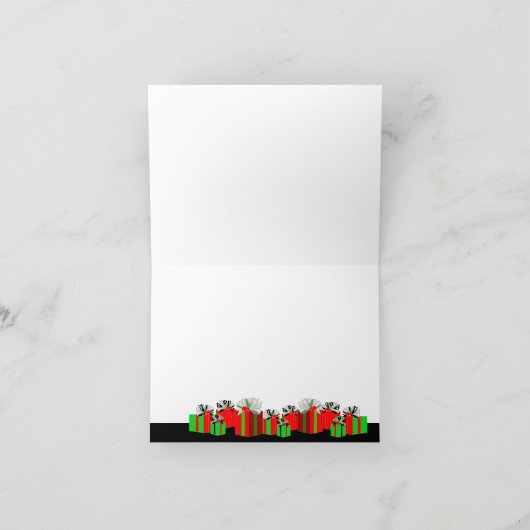 Ajouter Photo Joyeux Noël Carte boîte cadeau (Intérieur)