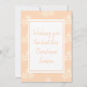 Ajouter Photo Modern Chic Joyeux Noël Cartes (Dos)