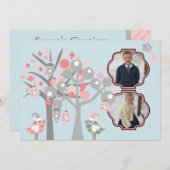 Ajouter Photos Carte de vacances Oiseaux d'hiver p (Devant / Derrière)