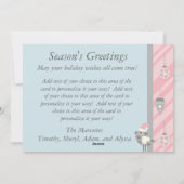 Ajouter Photos Carte de vacances Oiseaux d'hiver p (Dos)