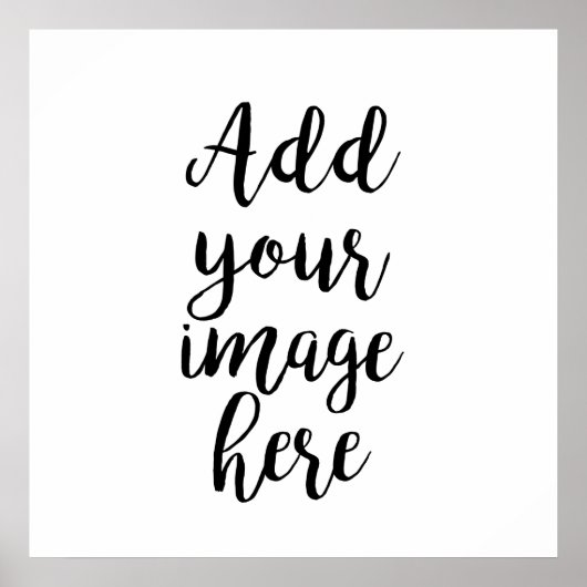 ajouter son propre poster personnalisable d'image (Devant)