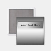 Ajouter un aimant de fond métallique de texte (Recto/Verso)