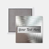 Ajouter un aimant de plaque métallique de texte (Recto/Verso)