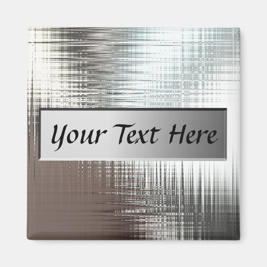 Ajouter un aimant de plaque métallique de texte (Devant)