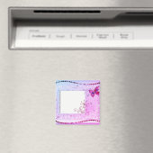 Ajouter un aimant de texte rose et violet (In Situ (Lave-vaisselle))