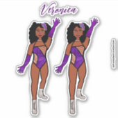 Ajouter un autocollant Dancer de nom Purple & Diam (Devant)