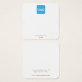 Ajouter un Carré de collier de logo (Devant & derrière)