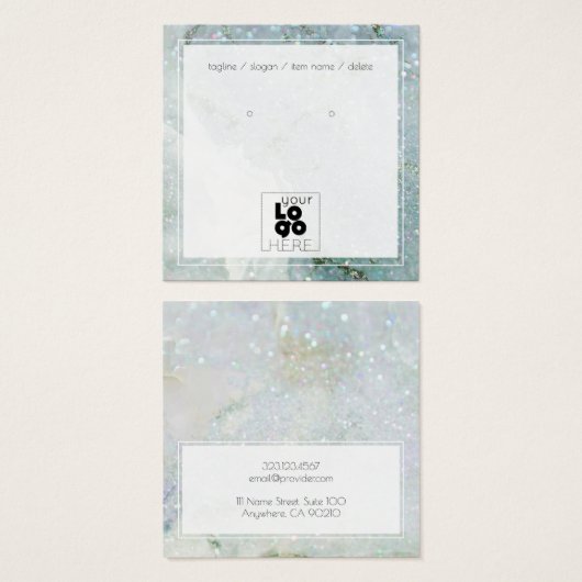 Ajouter Un Écran D'Oreille En Cristal De Parties s (Devant & derrière)