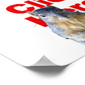 Ajouter Un Écureuil Photo Personnalisée Poster (Coin)