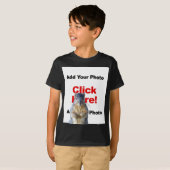 Ajouter un écureuil photo personnalisée T-shirt en (Devant entier)