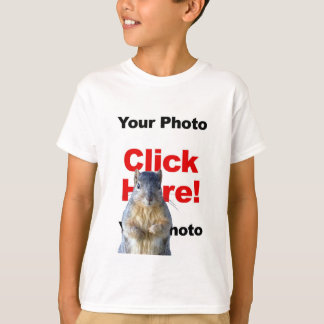 Ajouter un écureuil photo personnalisée T-shirt en