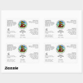 Ajouter un Étiquette de bouteille de logo 4oz ou u (Feuille)