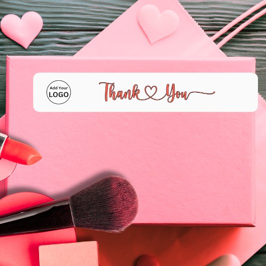 Ajouter un Étiquette de Merci mince Logo