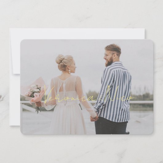 Ajouter un Faire-part de mariage photo (Devant)