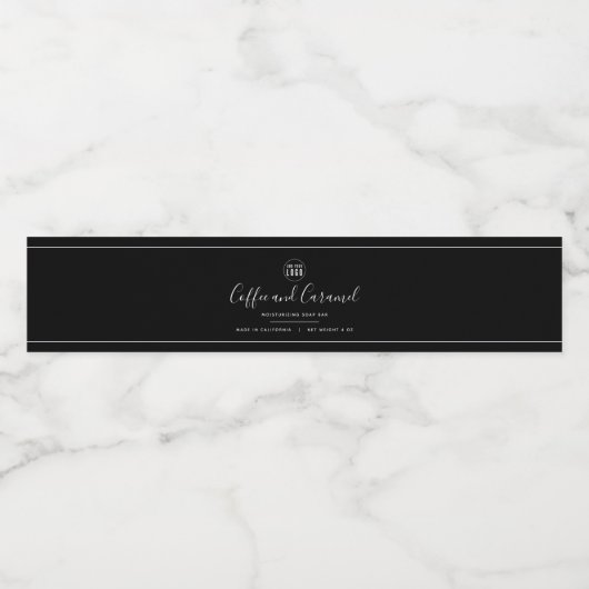 Ajouter un logo Bordure blanche - Étiquette de pro (Étiquettes simples)