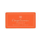 Ajouter un logo Bordure blanche - Étiquette de pro (Devant)