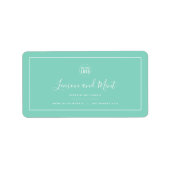 Ajouter un logo Bordure blanche - Étiquette de pro (Devant)