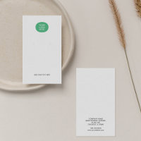 Ajouter un logo Boucles d'oreilles blanches Carte