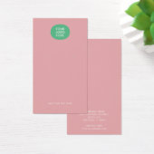 Ajouter un logo Boucles d'oreilles roses Carte d'a (Bureau)