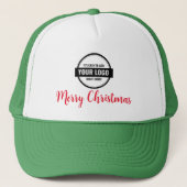Ajouter un logo Casquette de Noël d'entreprise de  (Devant)