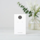 Ajouter un logo d'entreprise et une carte d'affich (Debout devant)