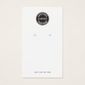 Ajouter un logo d'entreprise et une carte d'affich (Devant)