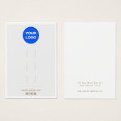 Ajouter un logo Gris à cheveux multiples affichage (Devant & derrière)