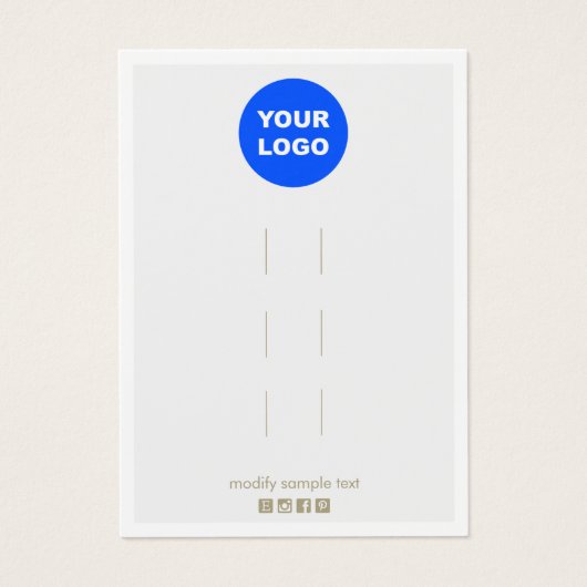 Ajouter un logo Gris à cheveux multiples affichage (Devant)