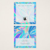 Ajouter Un Logo Holographique Iridescente Écran D' (Devant & derrière)