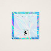 Ajouter Un Logo Holographique Iridescente Écran D' (Devant)