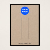 Ajouter un logo Kraft Bordure Écran à cheveux (Devant)