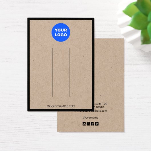 Ajouter un logo Kraft Bordure Écran à cheveux (Bureau)