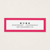 Ajouter un logo Merci de médias sociaux Couleur mo (Dos)