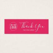 Ajouter un logo Merci de médias sociaux Couleur mo (Devant)