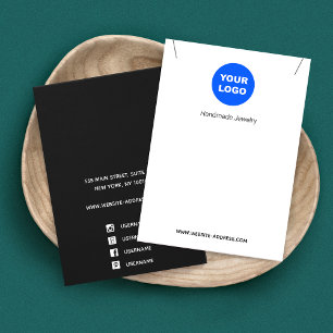 Ajouter un logo noir blanc Pendentif de collier