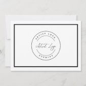 Ajouter un logo ou un Carte de remerciements photo (Dos)